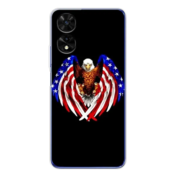 Чехол с рисунком «Крылья США» для TCL 505 Чехол с рисунком «Крылья США» для TCL 505