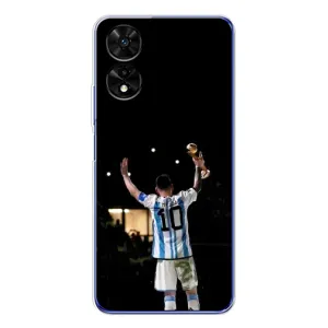 Чехлы Лео Месси Аргентина для TCL 505 (Лео Чемпион)