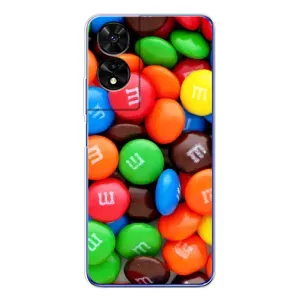Чехол с изображением вкусной еды для TCL 505 (Разноцветные M&M'S)