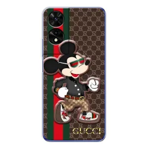 Чехлы Бренд GUCCI для TCL 505 (Маус Гуччи)