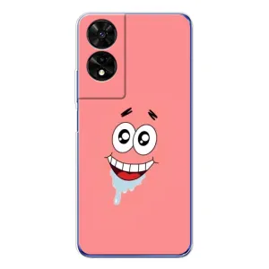 Чехлы с Патриком на TCL 505 (Мордочка Патрика)