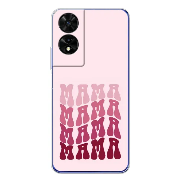 Чехол с рисунком «Надпись мама» для TCL 505 Чехол с рисунком «Надпись мама» для TCL 505