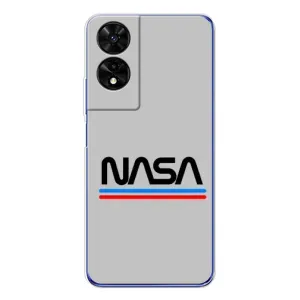 Силиконовый бампер с принтом "Наса" на TCL 505 (Наса)
