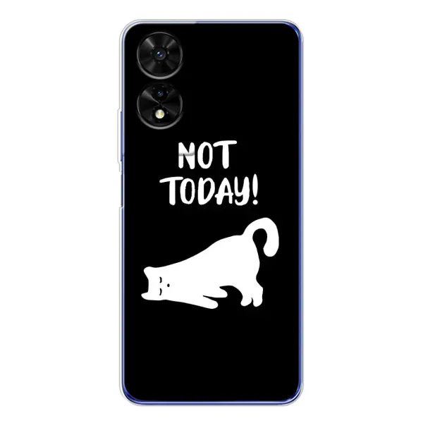 Чехол с рисунком «Not Today» для TCL 505 Чехол с рисунком «Not Today» для TCL 505
