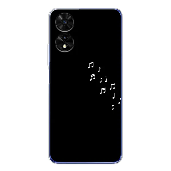Чехол с рисунком «Ноты» для TCL 505