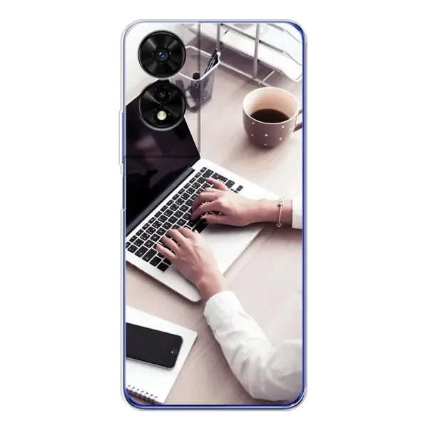 Чехол с рисунком «Офисный работник» для TCL 505 Чехол с рисунком «Офисный работник» для TCL 505
