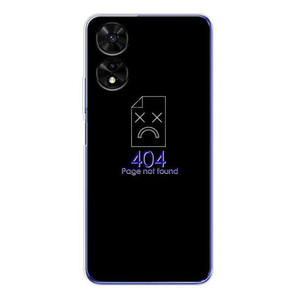 Чехол с рисунком «Ошибка 404» для TCL 505 Чехол с рисунком «Ошибка 404» для TCL 505