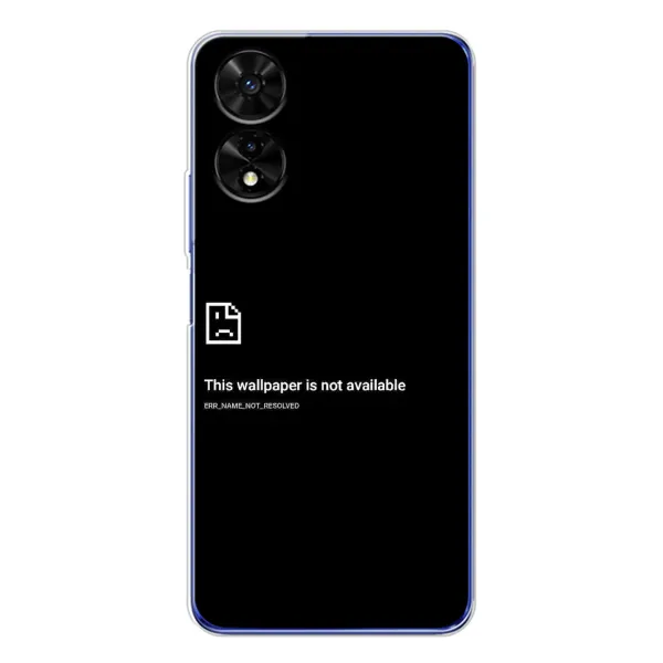 Чехол с рисунком «Ошибка» для TCL 505 Чехол с рисунком «Ошибка» для TCL 505