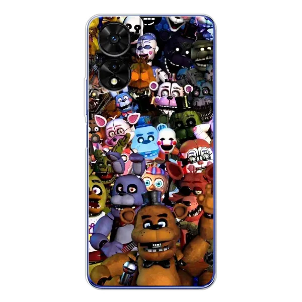 Чехол с рисунком «Персонажи Фредди» для TCL 505
