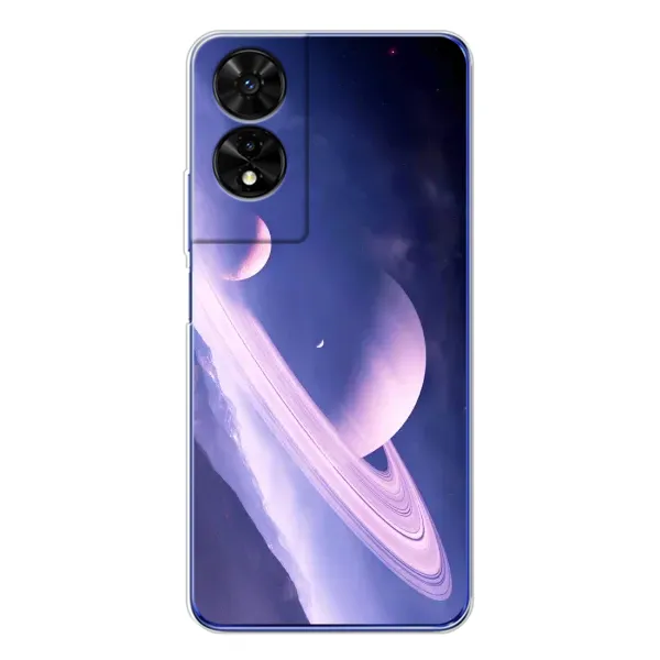 Чехол с рисунком «Планета в космосе» для TCL 505