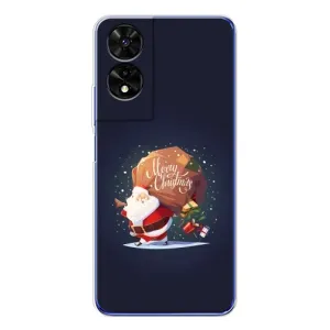 Чехол Санта Клаус для TCL 505 (Подарки от Санты)