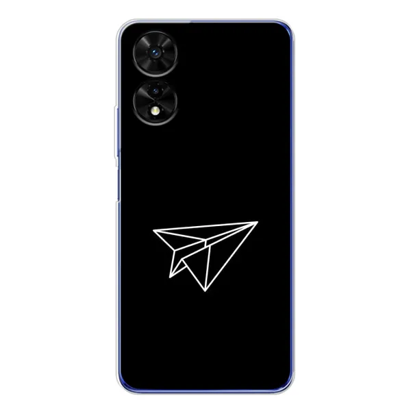 Чехол с рисунком «Самолетик» для TCL 505