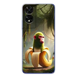 Чехол с мемами тралалело тралала для TCL 505 (Шимпанзини бананини)