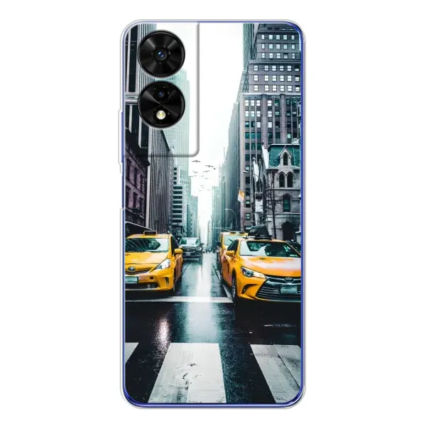Чехол с рисунком «Такси» для TCL 505 Чехол с рисунком «Такси» для TCL 505