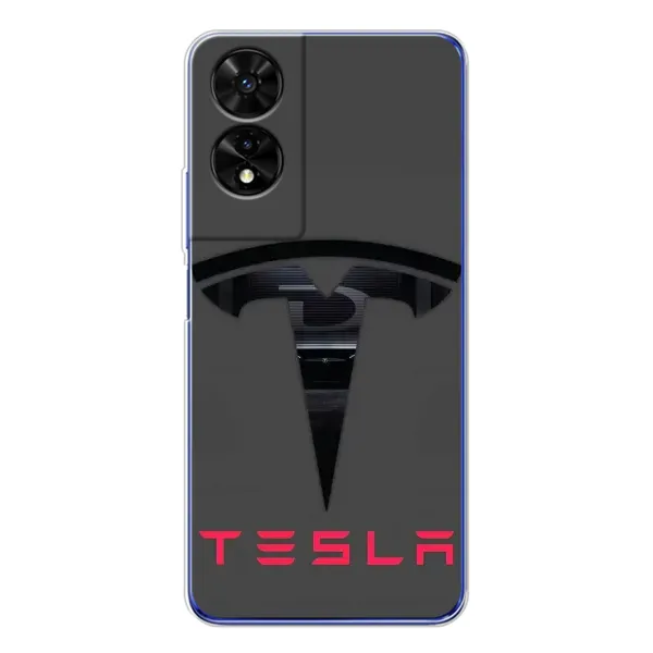 Чехол с рисунком «Logo TESLA» для TCL 505 Чехол с рисунком «Logo TESLA» для TCL 505
