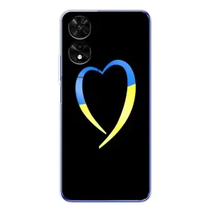 Силиконовый Чехол на TCL 505 (Я-Украина) (Украинское сердце)