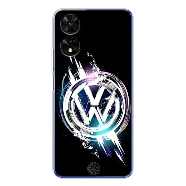 Чехол с рисунком «Volkswagen на черном» для TCL 505