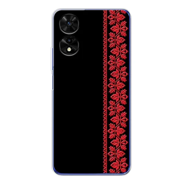 Чехол с рисунком «Вышиванка на черном» для TCL 505 Чехол с рисунком «Вышиванка на черном» для TCL 505