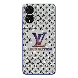Чехол Стиль Louis Vuitton на TCL 505 (Яркий LV)