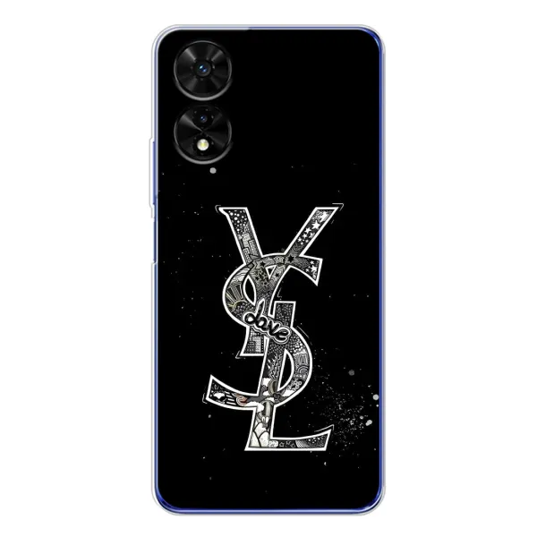 Чехол с рисунком «YSL» для TCL 505
