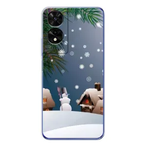 Чехлы на Новый Год TCL 505 (Зима)