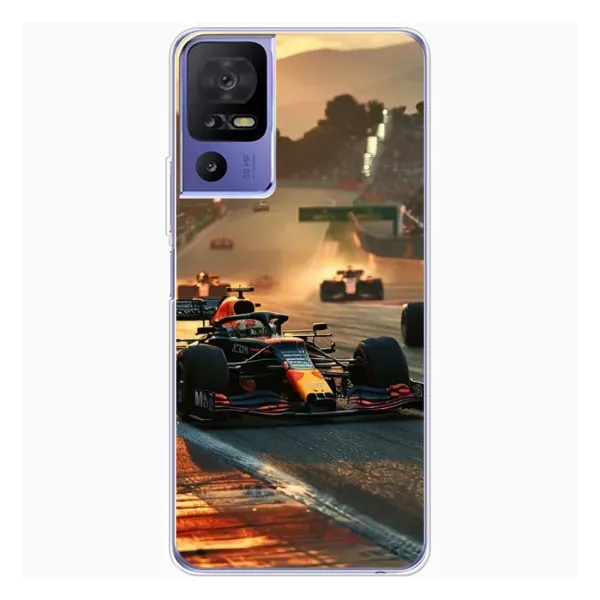 Чехол с рисунком «Чемпионат ф1» для TCL 605