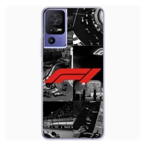Чехол фильм Формула 1 для TCL 605 (Коллаж Формула 1)