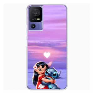 Чехол с рисунком Стич для TCL 605 (Стич и Лило)