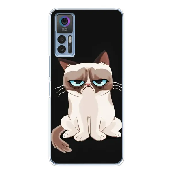Чехол с рисунком «Взгляд кота» для TCL K23