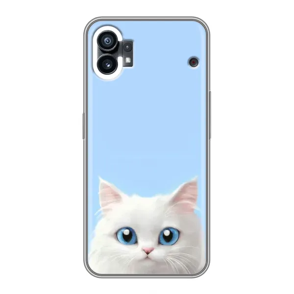 Чехол с рисунком «Белый кот» для TCL NxtPaper 70 Pro Чехол с рисунком «Белый кот» для TCL NxtPaper 70 Pro