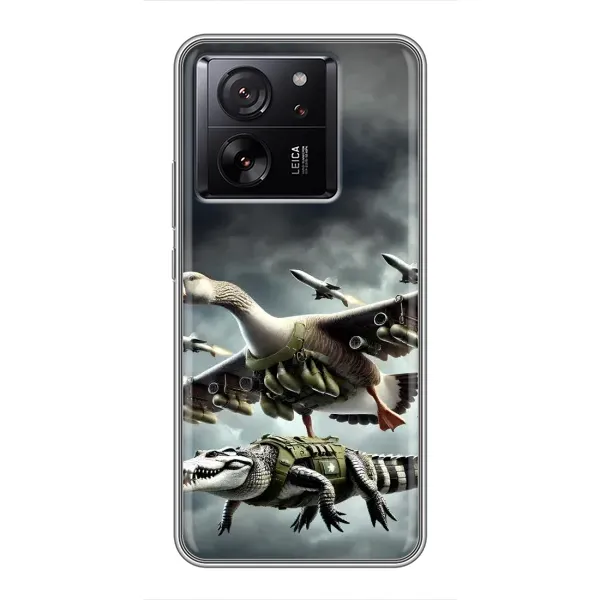 Чехол с рисунком «Гусини и крокодило» для TCL P80 Ultra Чехол с рисунком «Гусини и крокодило» для TCL P80 Ultra