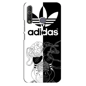 Чехол в стиле "Адидас" для Техно Камон 12 Ейр (Adidas шнурки)