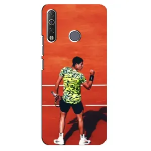 Чехлы с принтом Спортивная тематика для TECNO Camon 12 Air CC6 (Алькарас Теннисист)