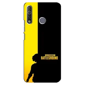 Чохол (TPU) з картинкою "Лого Пабг" на Техно Камон 12 Ейр (Battlegrounds)