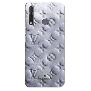 Текстурний Чохол Louis Vuitton для Техно Камон 12 Ейр (Білий ЛВ)