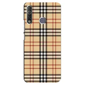 Чехол с Брендами одежды на Техно Камон 12 Ейр (Burberry стиль)