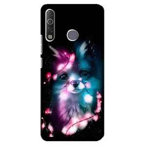 Чохол з Лисичкою для TECNO Camon 12 Air CC6 (Чорна лисиця)