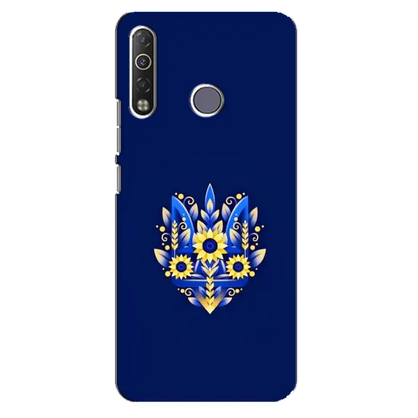 Чехол с рисунком «Цветущий Герб» для TECNO Camon 12 Air CC6