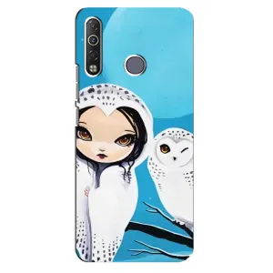 Чохли з принтом СОВИ для TECNO Camon 12 Air CC6 (Дівчинка Сова)