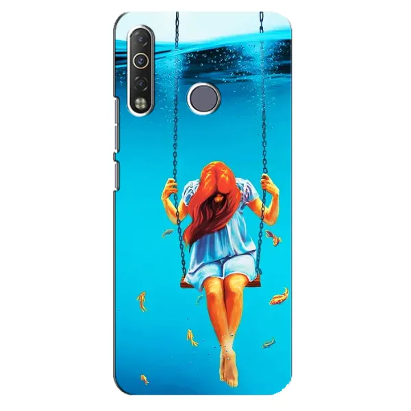 Чехол с рисунком «Девушка на качели» для TECNO Camon 12 Air CC6 Чехол с рисунком «Девушка на качели» для TECNO Camon 12 Air CC6