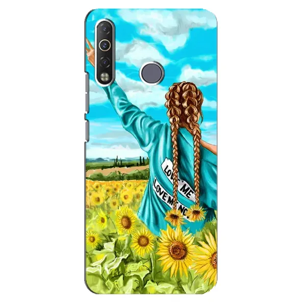 Чехол с рисунком «Девушка на поле» для TECNO Camon 12 Air CC6 Чехол с рисунком «Девушка на поле» для TECNO Camon 12 Air CC6