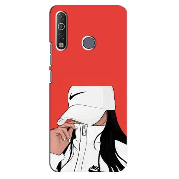 Чехол с рисунком «Девушка Nike» для TECNO Camon 12 Air CC6