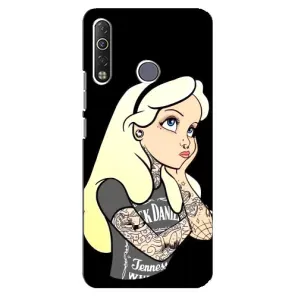 Чохол Стильні дівчата на TECNO Camon 12 Air CC6 (Дівчина образилася)