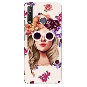 Чохол з картинкою Модні Дівчата TECNO Camon 12 Air CC6 (Дівчина в окулярах)