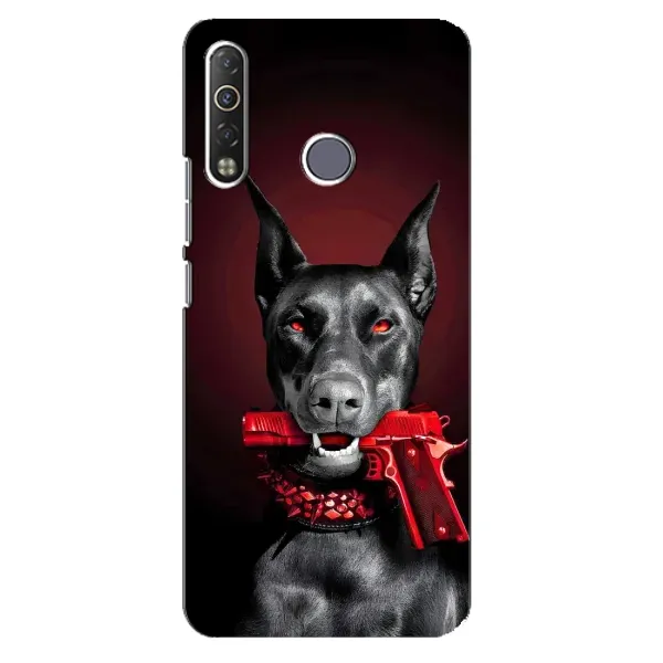 Чехол с рисунком «Доберман злой» для TECNO Camon 12 Air CC6 Чехол с рисунком «Доберман злой» для TECNO Camon 12 Air CC6