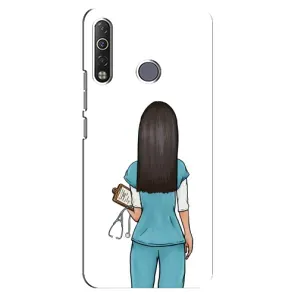 Силиконовый бампер (Работники) на TECNO Camon 12 Air CC6 (Доктор)