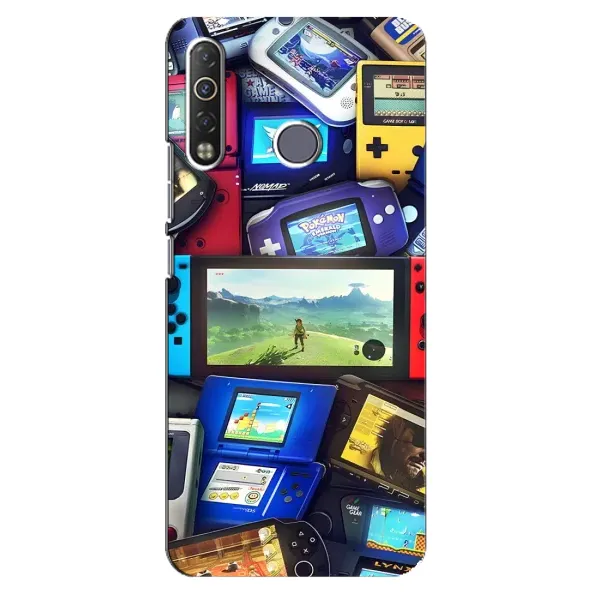 Чехол с рисунком «Джойстики» для TECNO Camon 12 Air CC6 Чехол с рисунком «Джойстики» для TECNO Camon 12 Air CC6