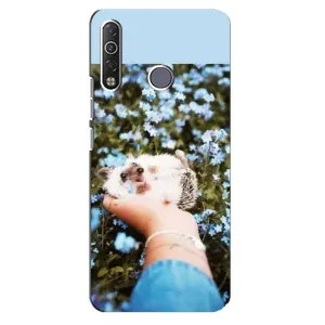 Чохли з зображенням різних тварин на TECNO Camon 12 Air CC6 (Їжачок в руці)