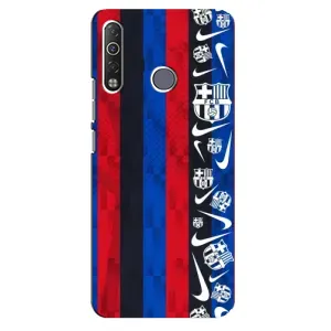 Чехол для TECNO Camon 12 Air CC6 (Барселона) (Фанат Барсы)