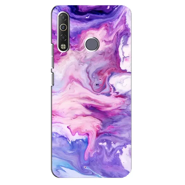Чехол с рисунком «Фиолетовый мрамор» для TECNO Camon 12 Air CC6 Чехол с рисунком «Фиолетовый мрамор» для TECNO Camon 12 Air CC6